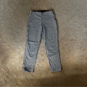 Old Navy Checkered High Waist Work Pants